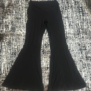 Black Flared Pants